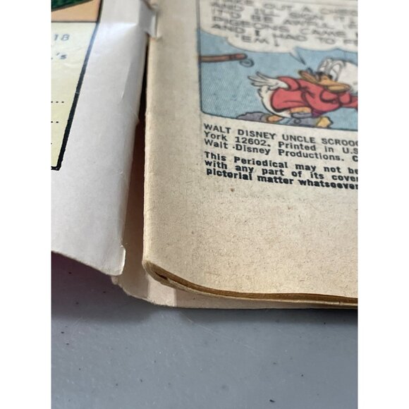 Whitman Walt Disney Uncle Scrooge No. 106 20¢ Cover 1973, 1954 Bagged Boarded - Picture 5 of 8